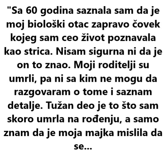 „Odrasla sam u laži“: Uradila je DNK test i otkrila strašnu tajnu koja se u porodici čuvala 60 godina - featured image