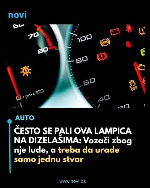 ČESTO SE PALI OVA LAMPICA NA DIZELAŠIMA: Vozači zbog nje lude, a treba da urade samo jednu stvar - featured image