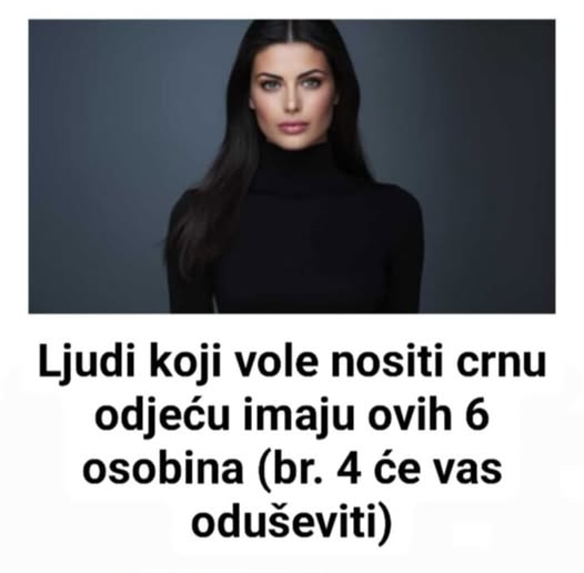 Ljudi koji vole nositi crnu odjeću imaju ovih 6 osobina (br. 4 će vas oduševiti) - featured image