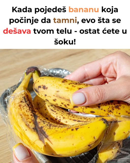 Kada pojedeš bananu koja počinje da tamni, evo šta se dešava tvom telu – ostat ćete u šoku! - featured image