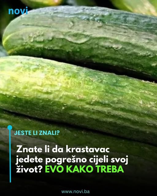 Znate li da krastavac jedete pogrešno cijeli svoj život? EVO KAKO TREBA - featured image