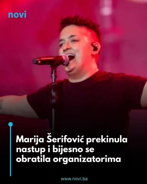 Marija Šerifović prekinula nastup i bijesno se obratila organizatorima - featured image