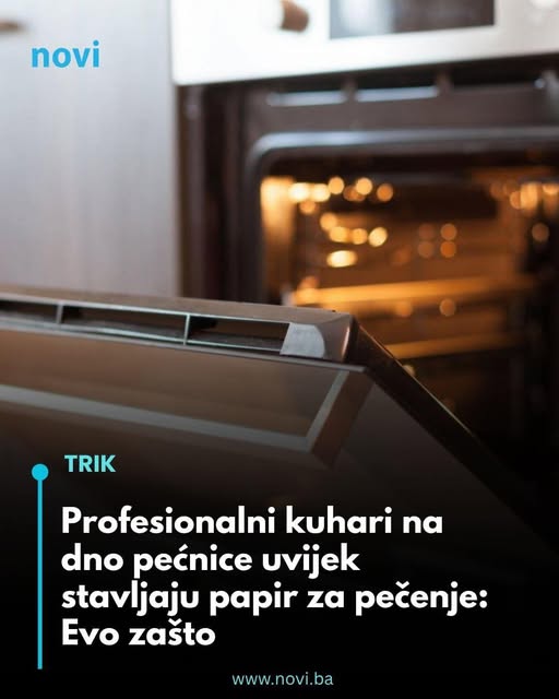 Profesionalni kuhari na dno pećnice uvijek stavljaju papir za pečenje: Evo zašto - featured image