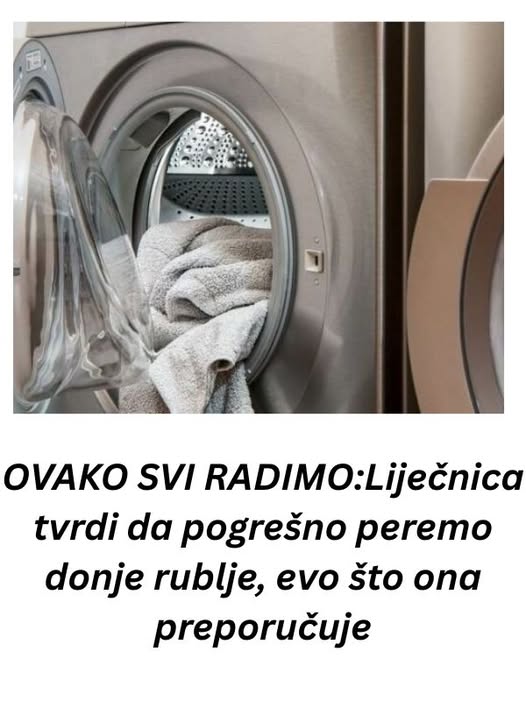 OVAKO SVI RADIMO: Liječnica tvrdi da pogrešno peremo donje rublje, evo što ona preporučuje - featured image