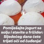 Pomiješajte jogurt sa solju i stavite u frižider: Sljedećeg dana ćete trljati oči od čuđenja! Pomiješajte jogurt sa solju i stavite u frižider: Sljedećeg dana ćete trljati oči od čuđenja! - featured image