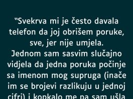 “Svekrva mi je često davala telefon da joj obrišem poruke, sve, jer nije umjela…” “Svekrva mi je često davala telefon da joj obrišem poruke, sve, jer nije umjela…” - featured image