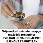 Vrijeme kad uzimate terapiju MOŽE BITI PRESUDNO: EVO KAD JE NAJBOLJE PITI LIJEKOVE ZA PRITISAK Vrijeme kad uzimate terapiju MOŽE BITI PRESUDNO: EVO KAD JE NAJBOLJE PITI LIJEKOVE ZA PRITISAK - featured image