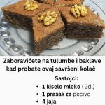 Zaboravićete na tulumbe i baklave kad probate ovaj savršeni kolač… Zaboravićete na tulumbe i baklave kad probate ovaj savršeni kolač… - featured image