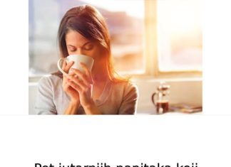 Pet jutarnjih napitaka koji pomažu u mršavljenju, a nisu kafa: Broj 2 je naročito važan Pet jutarnjih napitaka koji pomažu u mršavljenju, a nisu kafa: Broj 2 je naročito važan - featured image