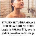 STALNO SE TUŠIRAMO, A 1 DEO TELA NIKO NE PERE: Leglo je PRLJAVŠTE, ovo je jedini pravilan način da ga DOBRO očistite STALNO SE TUŠIRAMO, A 1 DEO TELA NIKO NE PERE: Leglo je PRLJAVŠTE, ovo je jedini pravilan način da ga DOBRO očistite - featured image