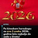 Po kineskom horoskopu za ova 3 znaka 2026. godina biće najbolja do sada u životu Po kineskom horoskopu za ova 3 znaka 2026. godina biće najbolja do sada u životu - featured image