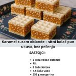 KARAMEL-SUSAM OBLANDE – sitni KOLAČ pun ukusa, bez pečenja KARAMEL-SUSAM OBLANDE – sitni KOLAČ pun ukusa, bez pečenja - featured image