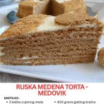 Slojevi koji očaravaju: Napravite legendarnu RUSKU MEDENU TORTU kod kuće! Slojevi koji očaravaju: Napravite legendarnu RUSKU MEDENU TORTU kod kuće! - featured image