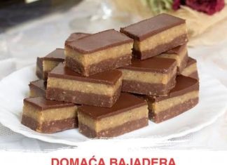 DOMAĆA BAJADERA: Bez miksera i pećnice za samo 20 minuta! DOMAĆA BAJADERA: Bez miksera i pećnice za samo 20 minuta! - featured image