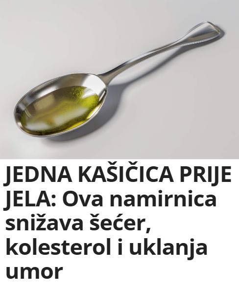 JEDNA KAŠIČICA PRIJE JELA: Ova namirnica snižava šećer, kolesterol i uklanja umor - featured image