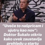 “Uveče to našpricam i ujutru kao nov”: Doktor Šukalo otkrio kako uvek zaustavlja prehladu u startu “Uveče to našpricam i ujutru kao nov”: Doktor Šukalo otkrio kako uvek zaustavlja prehladu u startu - featured image