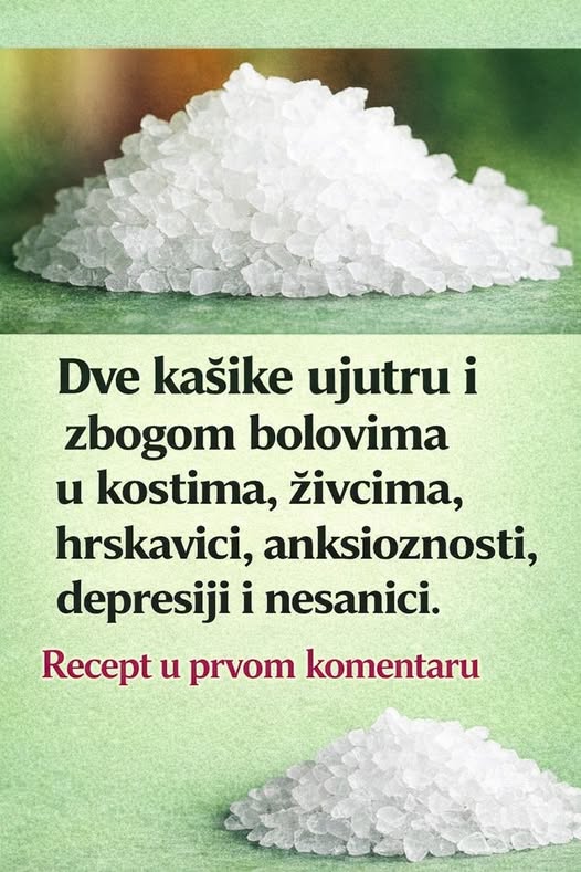 DVE KAŠIKE OVOG MINERALA UJUTRO I RECITE ZBOGOM BOLOVIMA U KOSTIMA - featured image DVE KAŠIKE OVOG MINERALA UJUTRO I RECITE ZBOGOM BOLOVIMA U KOSTIMA - featured image