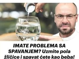 IMATE PROBLEMA SA SPAVANJEM? Uzmite pola žličice i spavat ćete kao beba! IMATE PROBLEMA SA SPAVANJEM? Uzmite pola žličice i spavat ćete kao beba! - featured image