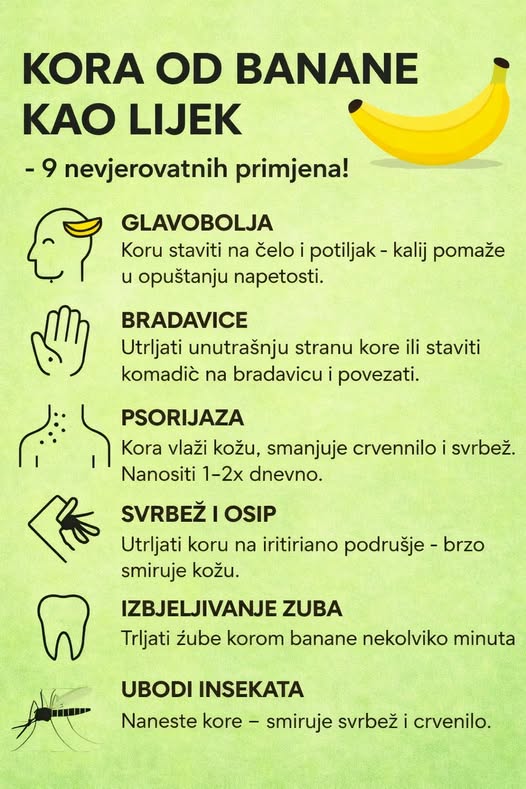 KORA OD BANANE KAO LIJEK - featured image KORA OD BANANE KAO LIJEK - featured image