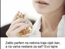 Zašto parfem na nekim traje cijeli dan, a na vama nestane za sat? Evo tajne dugotrajnog mirisa Zašto parfem na nekim traje cijeli dan, a na vama nestane za sat? Evo tajne dugotrajnog mirisa - featured image