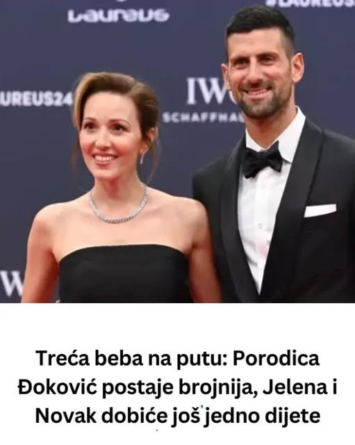 Treća beba na putu: Porodica Đoković postaje brojnija, Jelena i Novak dobiće još jedno dijete - featured image Treća beba na putu: Porodica Đoković postaje brojnija, Jelena i Novak dobiće još jedno dijete - featured image