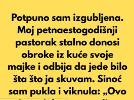 “Sin od mog supruga donosi svaki dan obroke iz kuce svoje majke a moju hranu odbija-Morala sam reagovati..” “Sin od mog supruga donosi svaki dan obroke iz kuce svoje majke a moju hranu odbija-Morala sam reagovati..” - featured image