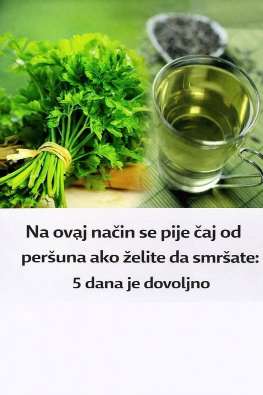 Na ovaj način se pije čaj od peršuna ako želite da smršate: 5 dana je dovoljno - featured image