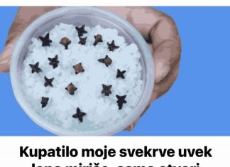 Kupatilo moje svekrve uvek lepo miriše, samo otvori vrata