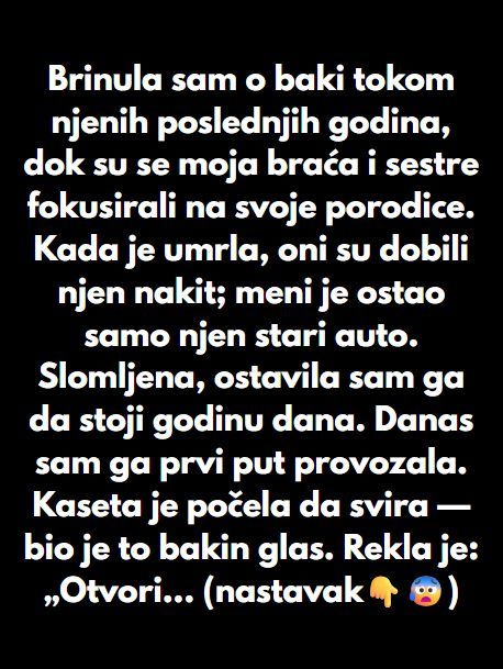“Brinula sam o baki tokom njenih poslednjih godina…” - featured image “Brinula sam o baki tokom njenih poslednjih godina…” - featured image