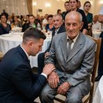 Sin je sakrio oca u mračni ćošak sale jer ga je bilo sramota njegovih starih cipela