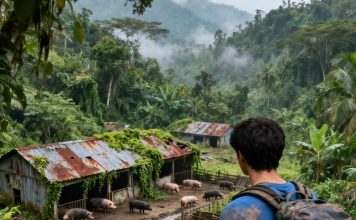 🚨 Iznajmio je planinu da uzgoji 30 svinja… a zatim je napustio sve na 5 godina. Kada se vratio, prizor ga je ostavio paraliziranog.
