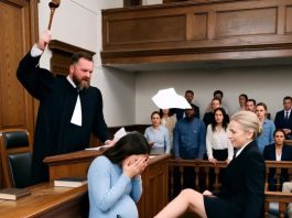 Šutnula me je u sudnici da “dokaže” da nisam trudna — Nije znala da je sudija moj otac