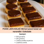 POSNI JAFA KOLAČ – Mirisni POSNI kolač od narandže i ČOKOLADE POSNI JAFA KOLAČ – Mirisni POSNI kolač od narandže i ČOKOLADE - featured image