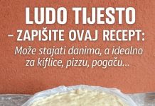 LUDO TIJESTO – ZAPIŠITE OVAJ RECEPT: Može stajati danima, a idealno za kiflice, pizzu, pogaču… LUDO TIJESTO – ZAPIŠITE OVAJ RECEPT: Može stajati danima, a idealno za kiflice, pizzu, pogaču… - featured image
