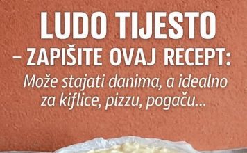 LUDO TIJESTO – ZAPIŠITE OVAJ RECEPT: Može stajati danima, a idealno za kiflice, pizzu, pogaču… LUDO TIJESTO – ZAPIŠITE OVAJ RECEPT: Može stajati danima, a idealno za kiflice, pizzu, pogaču… - featured image