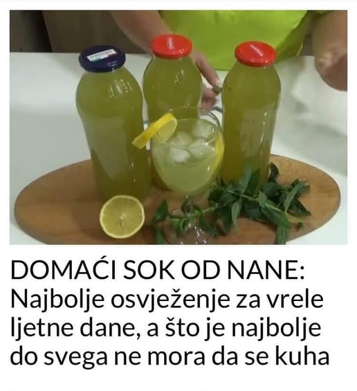 DOMAĆI SOK OD NANE: Najbolje osvježenje za vrele ljetne dane, a što je najbolje do svega ne mora da se kuha - featured image