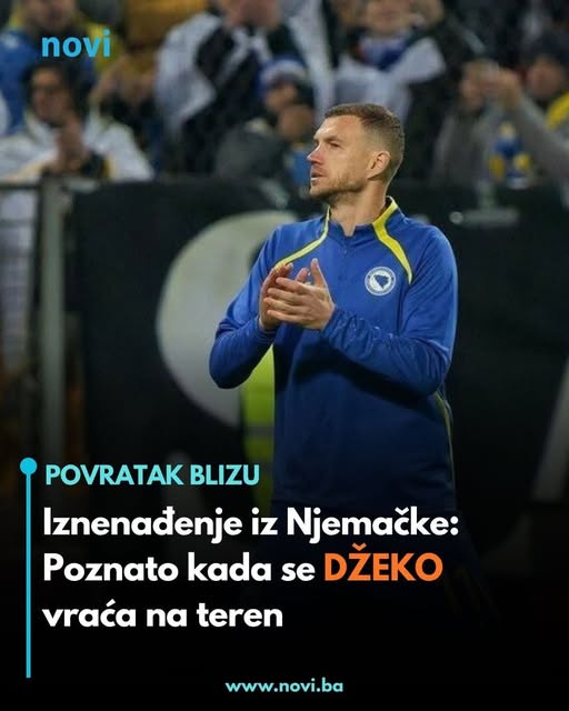 Iznenađenje iz Njemačke: Poznato kada se Džeko vraća na teren - featured image