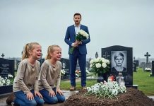 Na grobu voljene – dve suze istog pogleda: istina koja je srušila tišinu