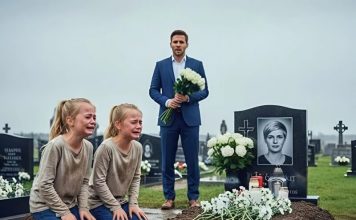 Na grobu voljene – dve suze istog pogleda: istina koja je srušila tišinu