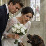 Tokom venčanja, pas je uhvatio rub mladine haljine zubima i počeo frenetično da laje: svi su mislili da je pas jednostavno poludeo, sve dok se nije dogodilo ovo… 😨😱