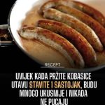 Uvijek kada pržite kobasice u tavu stavite 1 sastojak, budu mnogo ukusnije i nikada ne pucaju Uvijek kada pržite kobasice u tavu stavite 1 sastojak, budu mnogo ukusnije i nikada ne pucaju - featured image