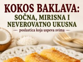 Kokos baklava: Sočna, mirisna i neverovatno ukusna poslastica koja uspeva svima Kokos baklava: Sočna, mirisna i neverovatno ukusna poslastica koja uspeva svima - featured image