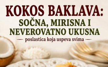 Kokos baklava: Sočna, mirisna i neverovatno ukusna poslastica koja uspeva svima Kokos baklava: Sočna, mirisna i neverovatno ukusna poslastica koja uspeva svima - featured image