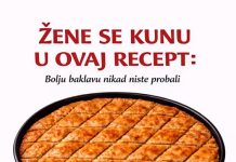 ŽENE SE KUNU U OVAJ RECEPT: BOLJU BAKLAVU OD OVE NISTE PROBALI ŽENE SE KUNU U OVAJ RECEPT: BOLJU BAKLAVU OD OVE NISTE PROBALI - featured image