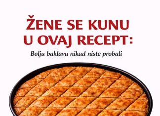 ŽENE SE KUNU U OVAJ RECEPT: BOLJU BAKLAVU OD OVE NISTE PROBALI ŽENE SE KUNU U OVAJ RECEPT: BOLJU BAKLAVU OD OVE NISTE PROBALI - featured image