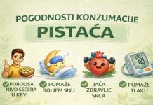 10 POGODNOSTI KONZUMACIJE PISTAĆA 10 POGODNOSTI KONZUMACIJE PISTAĆA - featured image