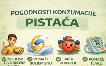 10 POGODNOSTI KONZUMACIJE PISTAĆA 10 POGODNOSTI KONZUMACIJE PISTAĆA - featured image