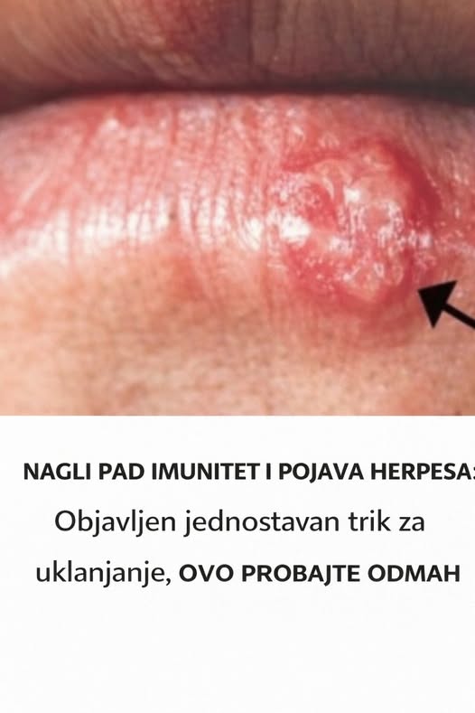 NAGLI PAD IMUNITET I POJAVA HERPESA: Objavljen jednostavan trik za uklanjanje, OVO PROBAJTE ODMAH - featured image NAGLI PAD IMUNITET I POJAVA HERPESA: Objavljen jednostavan trik za uklanjanje, OVO PROBAJTE ODMAH - featured image