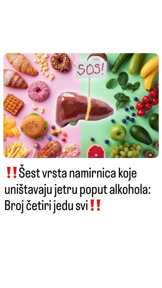 Šest vrsta namirnica koje uništavaju jetru poput alkohola: Broj četiri jedu svi - featured image