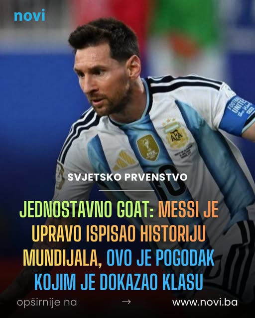 Jednostavno GOAT: Messi je upravo ispisao historiju mundijala, ovo je pogodak kojim je dokazao klasu - featured image Jednostavno GOAT: Messi je upravo ispisao historiju mundijala, ovo je pogodak kojim je dokazao klasu - featured image